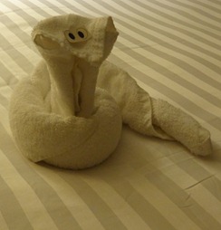 01 Towel Animal - Cobra