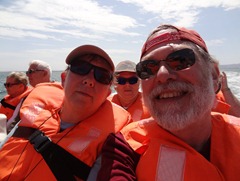 13 Rick & Mary in boat to Isla Ballestos