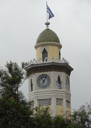 14 Moorish style clock tower (10 minutes slow)