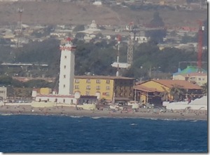 56 Lighthouse in La Serena from ship