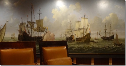 Naval Painting in Explorers Lounge