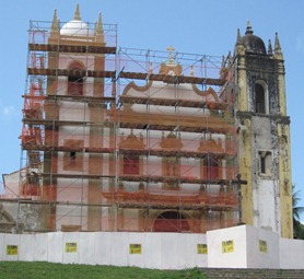 05 Olinda church with scaffolding