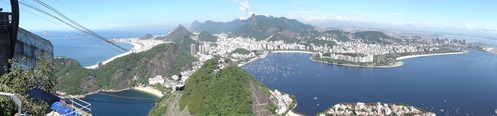 106 Panorama view from Sugarloaf with cablecar