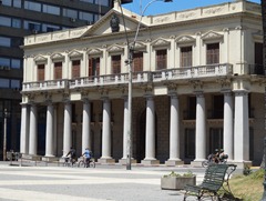 19 Palacio Estevez, govt headquarters  until 1985, in Plaza Independencia