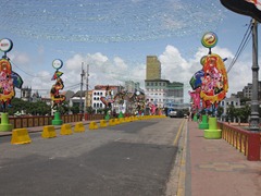 23 Carnaval decorations on bridge