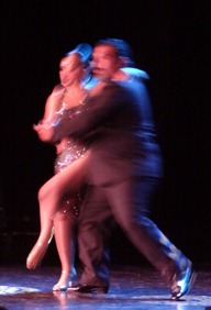 38 Argentine tango dancers on Prinsendam