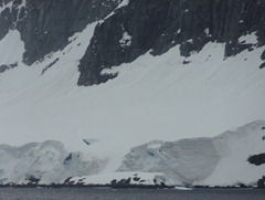 57 mountain on coast of Antarctic peninsula