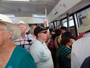 67 Mary in cable car to Sugarloaf