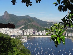 73 View of Corcovado & bay with yachts from Sugarloaf