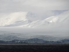 88 coastline with mountains