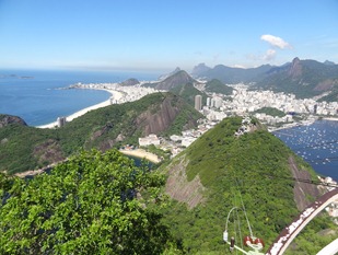 96 View from Sugarloaf, with Copacabana on left