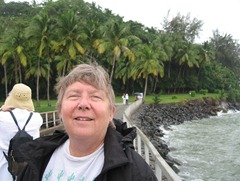 06 Mary on dock at Ile Royale