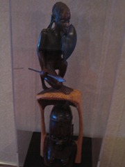 18 African art outside crow's nest