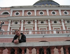 49 Mary looking over railing at Teatro