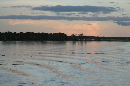 53  Sunset on the Amazon