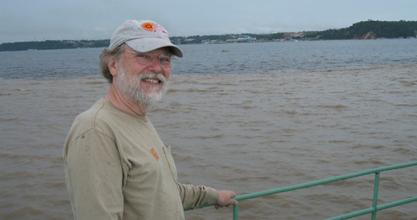 54 Rick at Meeting (Marriage) of the Waters (Rio Solimoes & Rio Negro)