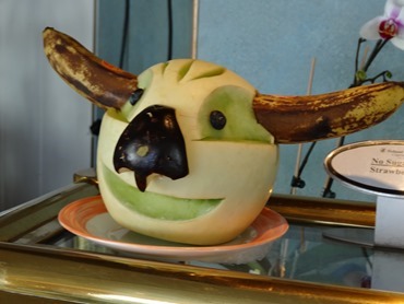 1.  Agadir, Morocco (fruit art)