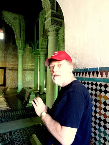 93a. Marrakesh Rick at Saadian tombs