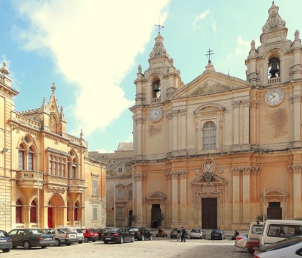 125a. Malta Mdina_Cathedral square fixed