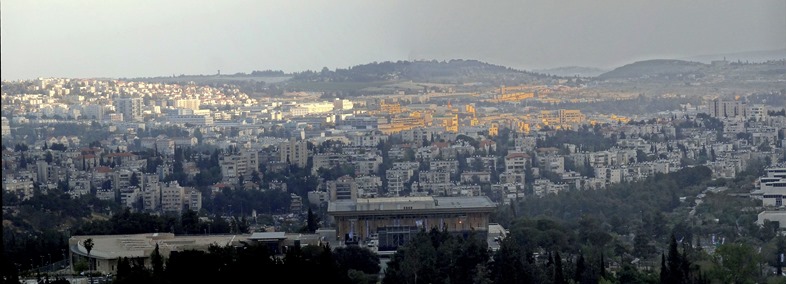 249. panorama from hotel window in Jerusalem