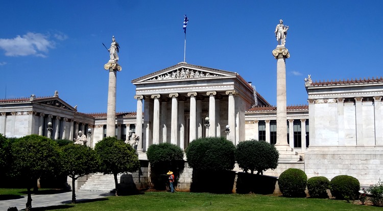 313. Athens University plus ... best neo classical blldg in Athens