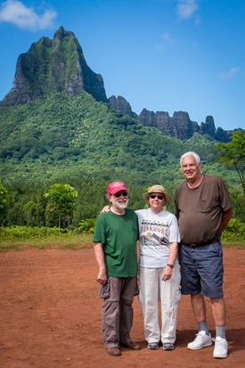 497 M & R with Lee at Bali Hai, Moorea