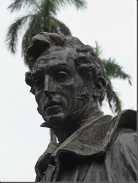 Simon Bolivar statue, Bocas Del Toro