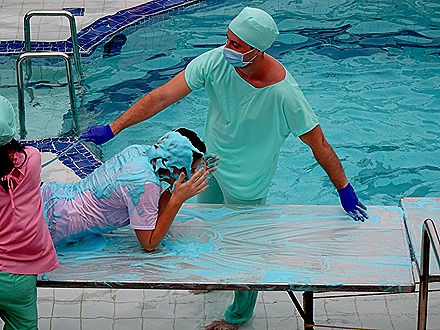 27. Neptune & Birthday at mouth of Amazon