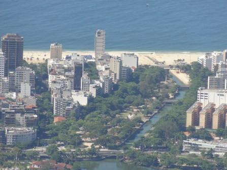 29 Ipanema (left) &amp; Leblond beaches from Corcovado