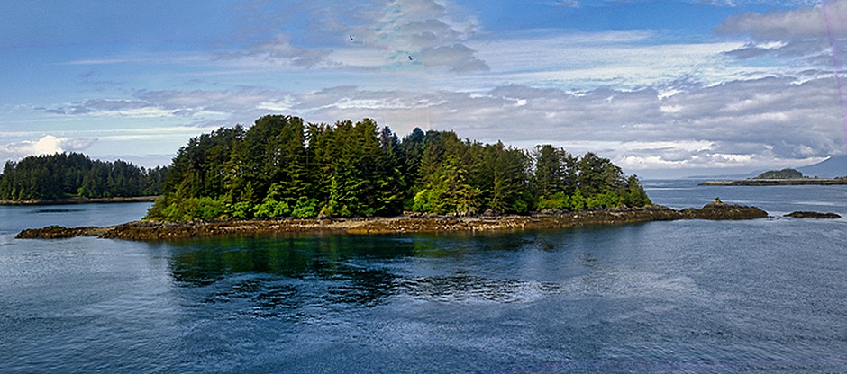 Islands in the morning light