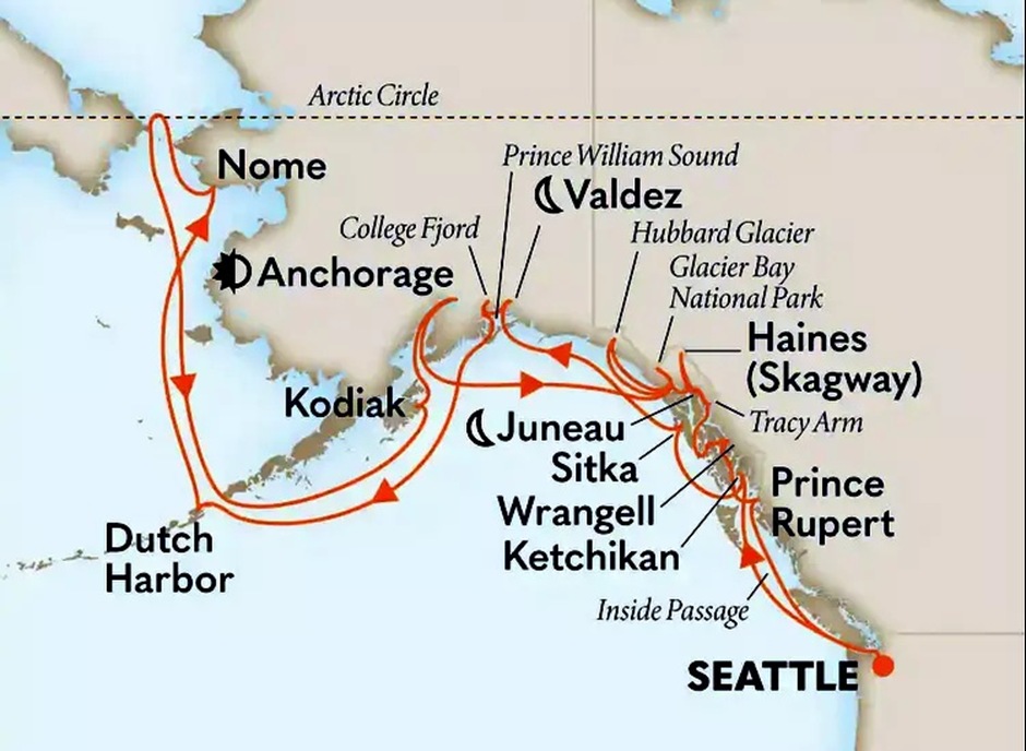 2025 Alaska itinerary